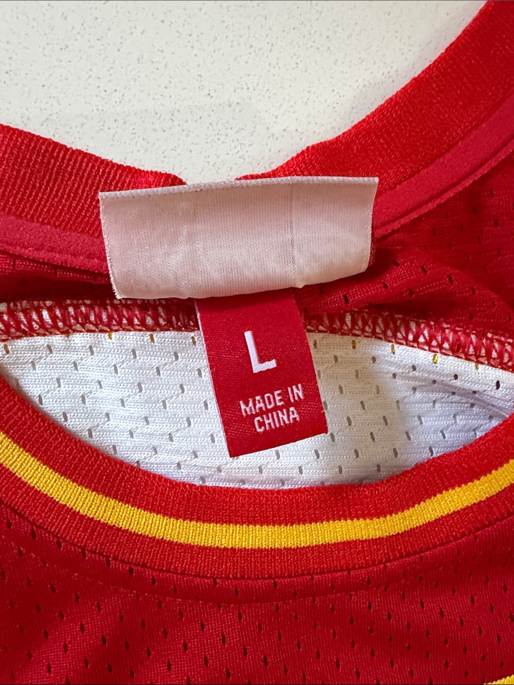 Mitchell & Ness Red and White 'Kast 94' Hardwood Classics Jersey - Picture 4 of 6